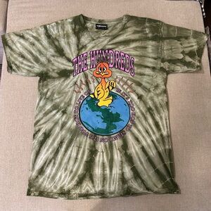 The Hundreds Olive Tie-Dye Graphic Tee